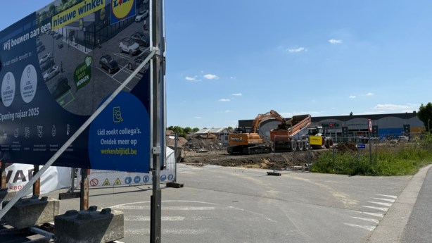 Sloop oude Lidl in Ieper afgerond, grondwerken nieuwbouw&nbsp;gestart