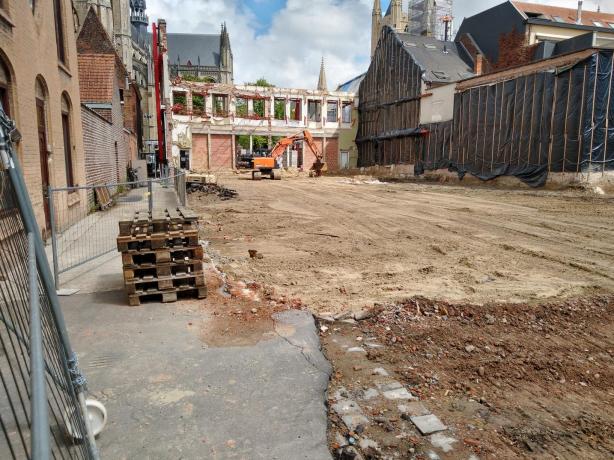 Archeologische vondst in Ieper is opnieuw verdwenen onder de grond: Carrefour in&nbsp;aantocht