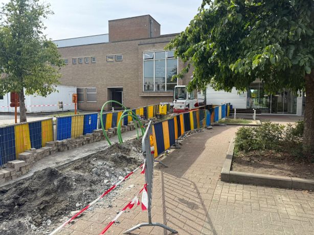 Graafwerken voor nieuw zwembad zorgen tijdelijk voor gewijzigde toegang aan&nbsp;sportcentrum